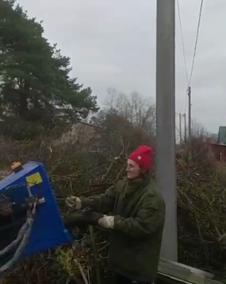 В Спас-Клепиках «Эко-Пронск» помог ликвидировать древесные отходы